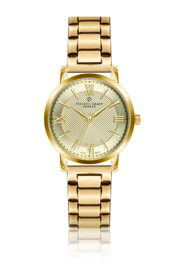 Sofia Gold Steel Watch
