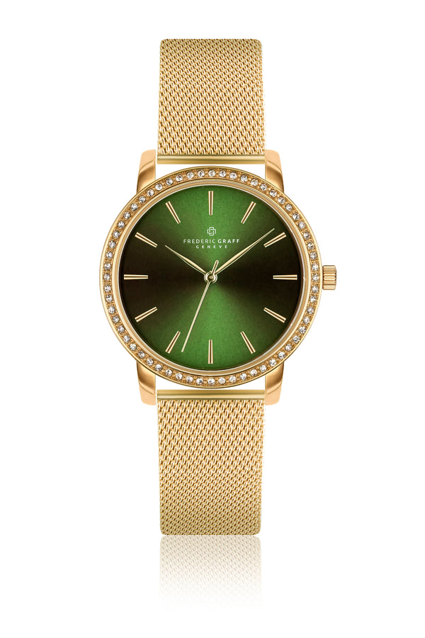 Lily Gold Mesh Watch