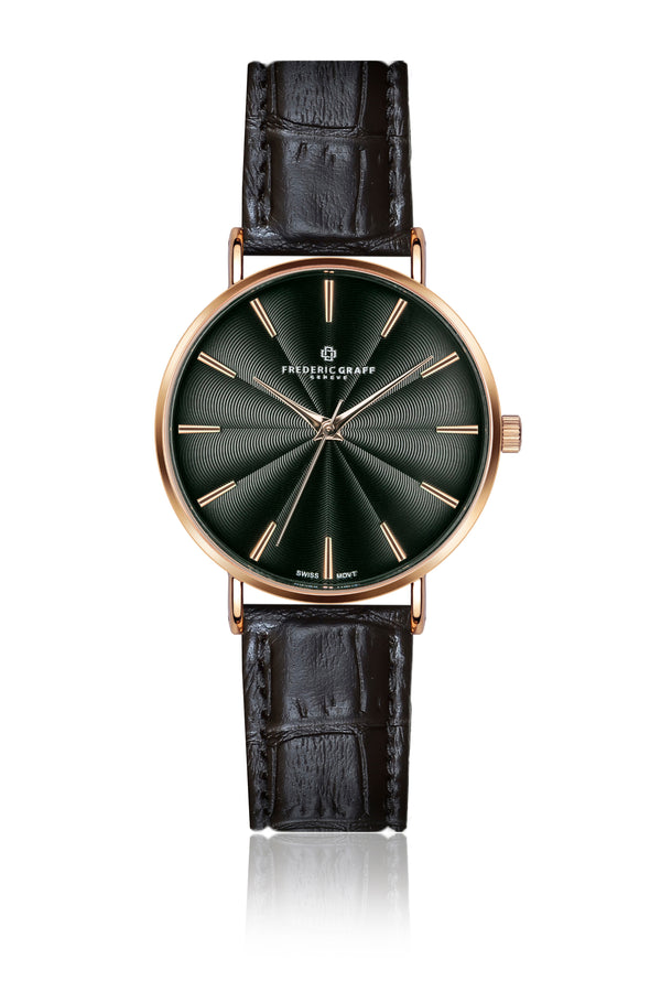 Olivia Rose Gold Leather Watch