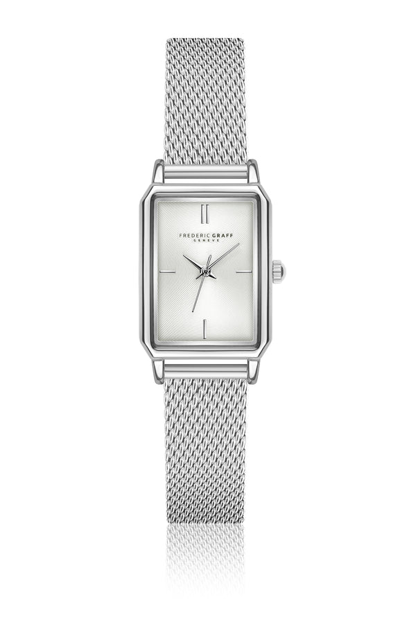 Lusy Silver Mesh Watch