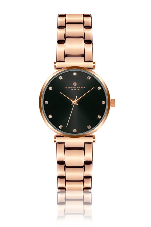 Batura Star Rose Gold Steel Watch